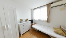 入居者用の居心地の良い部屋