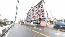介護施設の外側