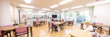 介護施設内の共用エリア