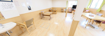 職員の働く共有エリア内観