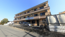 ゆとりある施設の外観