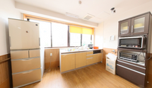 職員と入居者の交流の場