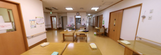 介護施設内のリビング空間