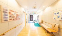 介護施設のゆったり通路