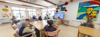 介護施設での日常のひととき