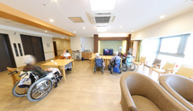 介護施設の居住者共有エリア