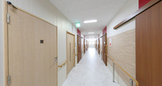 介護施設内の廊下