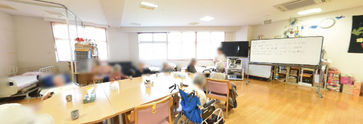 介護施設の共有エリア内部