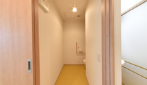 介護施設の内装と通路