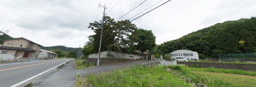 田園風景と整備された道