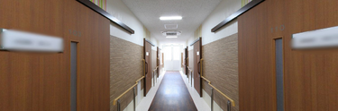 介護職の職場となる廊下