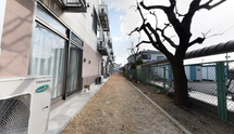 介護施設とその周辺の風景