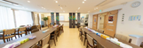 介護施設の食堂と作業スペース