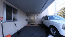 雪かき用具置き場