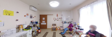 介護施設の居心地の良い居間