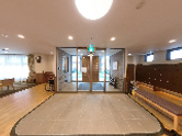 ケア施設の入り口エリア