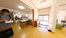明るい共用エリア
