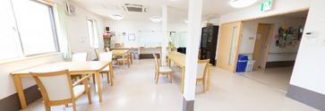 職員と入居者の交流の場