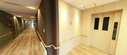清潔感ある施設内部の廊下
