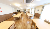 介護施設の居間と食堂