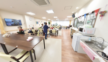 介護施設の快適な待合室