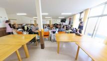 介護施設内の活動風景