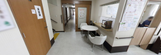 ケアホーム内部の廊下と待合スペース