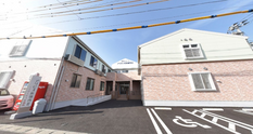 きれいな外観の施設
