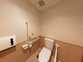 ゆとりのあるトイレスペース