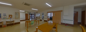 介護施設の居住者用共用エリア
