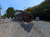 ゆとりのある玄関前