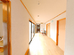 ゆったり廊下の一角