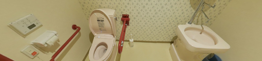 清潔なトイレの手伝い