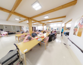 介護施設の居心地の良い共用エリア