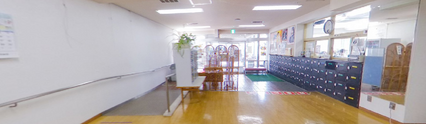 介護施設の共有エリアと設備