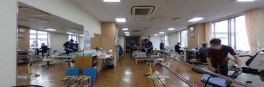 職員が支援する活動室