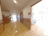 ゆったりとした廊下の様子