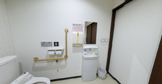 手すり付きトイレ環境