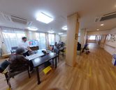 介護施設の共有スペース