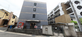 介護施設の街並みと外観
