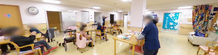 介護施設内の活動風景
