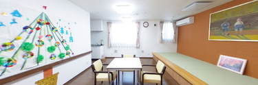介護施設の職員用リビングエリア