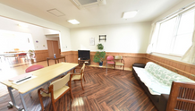 介護施設の快適な共有エリア