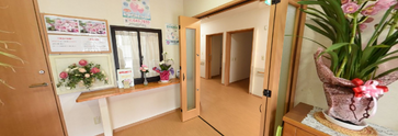 介護施設の受付周辺