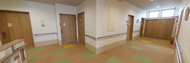 介護施設内の廊下