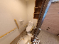 清潔なトイレ付き室内
