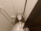 手すり完備のトイレ空間