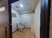 ゆとりのあるトイレスペース