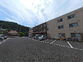 ゆったりとした駐車場