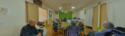 介護施設の居住空間と利用者